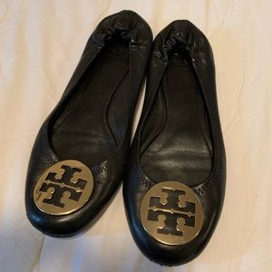 Tory Burch Classic Black Flats